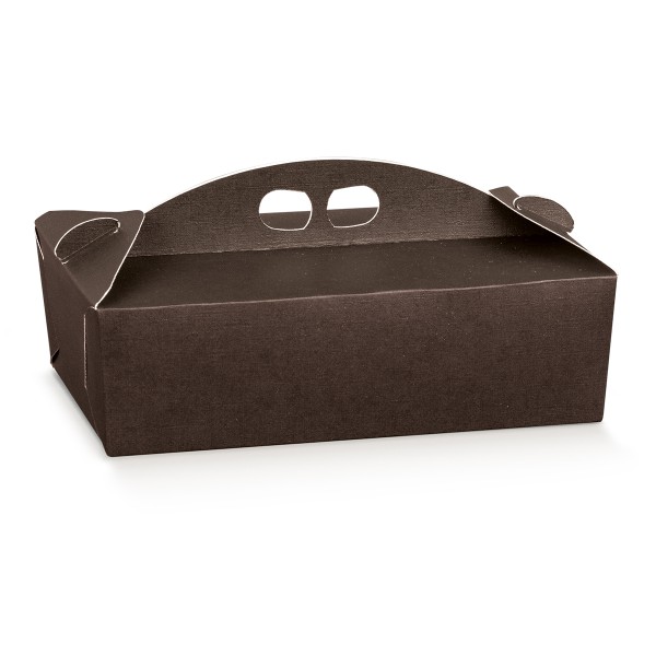 Kuchenkarton konisch PORTAPASTE CONICO A. braun (330x240x60 mm)