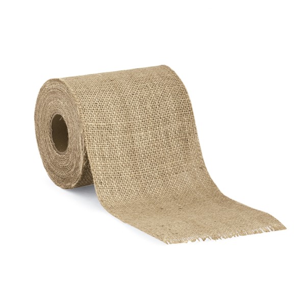 Geschenkband braun JUTA TAGLIO VIVO (120 mm x 10 m)