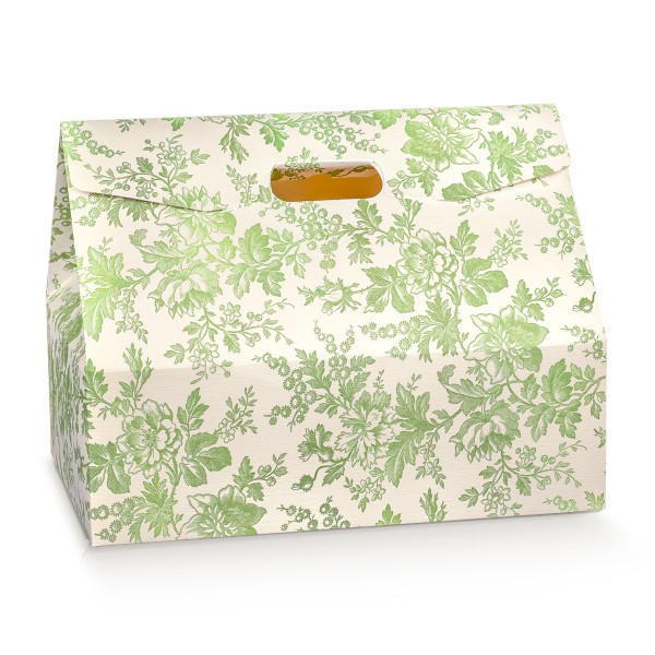 Geschenkkarton BAULOTTO NEW grün (335x235x250 mm)