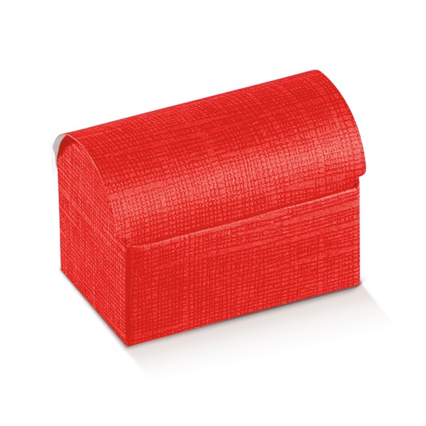 Schachtel Truhe rot (100x70x75 mm)