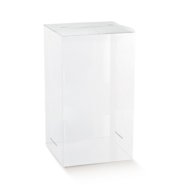 Schachtel ohne Boden NO FONDO CLIP transparent (250x250x300 mm)