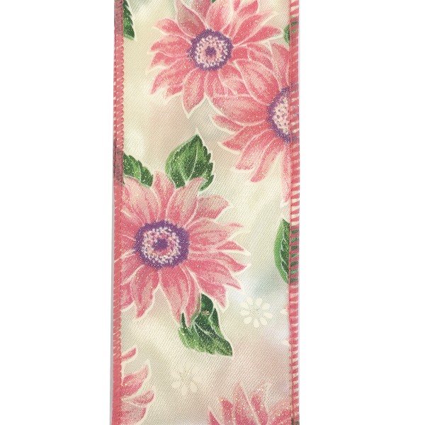 Geschenkband rosa FIORE ROSA (63 mm x 25 m)