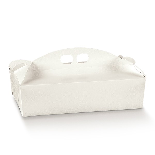 Kuchenkarton konisch PORTAPASTE CONICO A. weiß (210x150x60 mm)