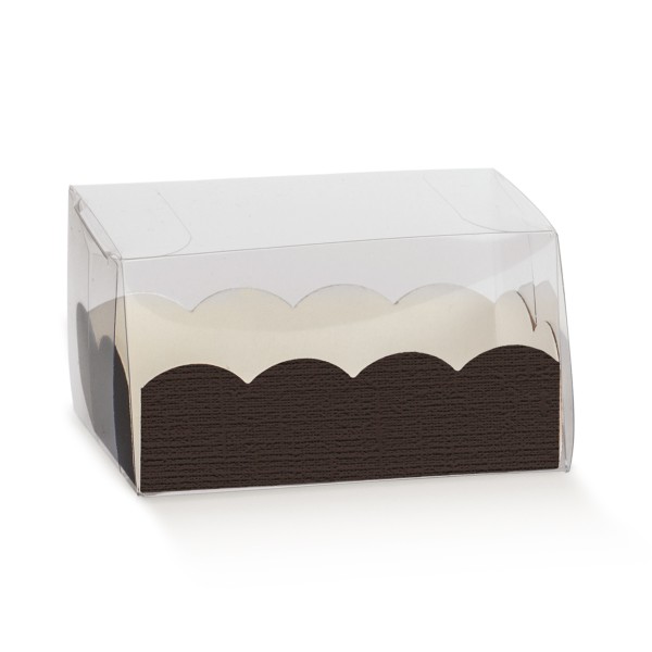 Geschenkschachtel ASTUCCIO CON VASCHETTA braun (80x50x50 mm)