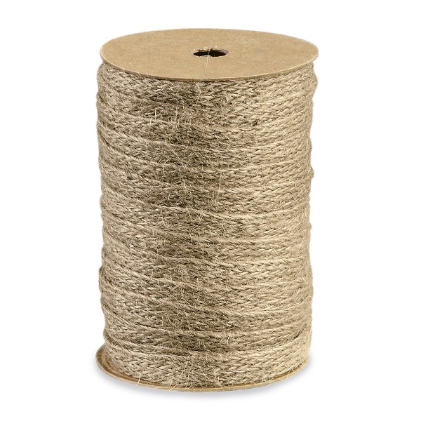 Geschenkband braun FETTUCCIA JUTA (10 mm x 25 m)