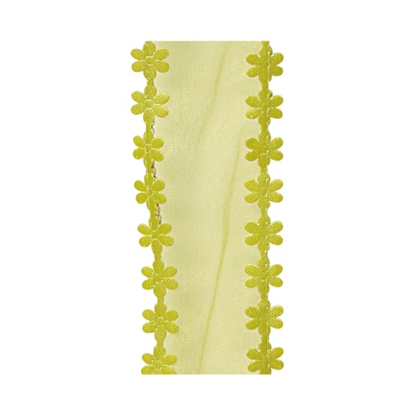Geschenkband grün ORGANZA FIORI VERDE (50 mm x 25 m)