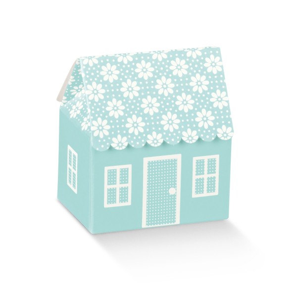 Schachtel Haus mit Blumenmuster