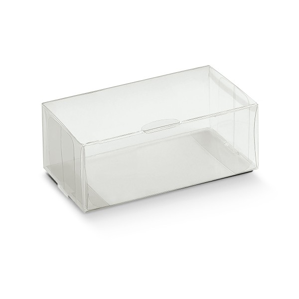 Durchsichtige Pralinenschachtel transparent (80x40x30 mm)