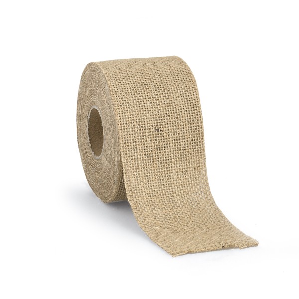 Geschenkband braun JUTA TAGLIO VIVO (70 mm x 10 m)