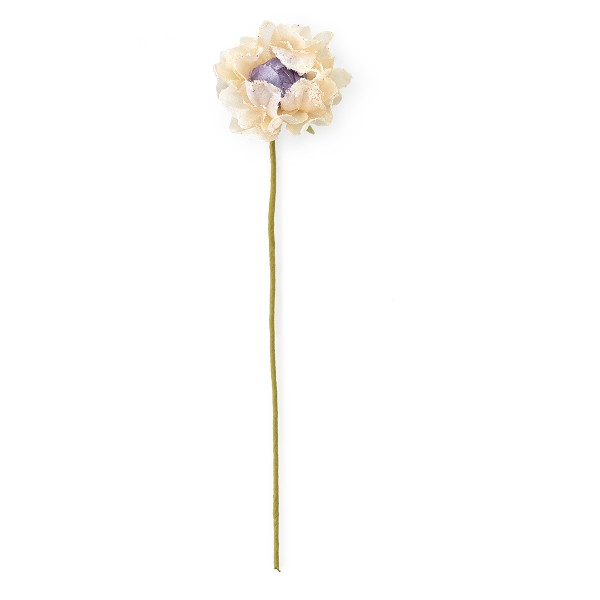 Dekoration Blume PICK ROSA BICOLOR GLITT.LILLA (Ø40 mm)