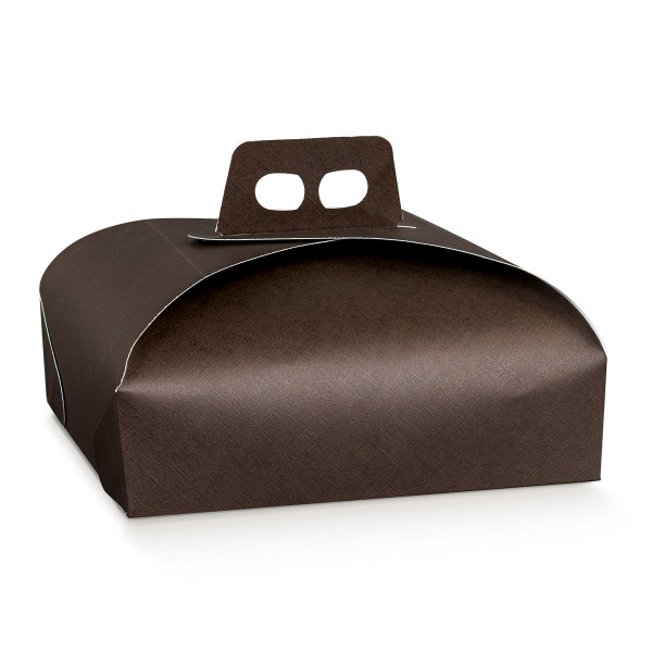 Tortenkarton SCATOLA TORTA braun (230x230x70 mm)