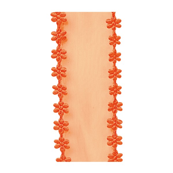 Geschenkband orange ORGANZA FIORI ARANCIO (30 mm x 25 m)