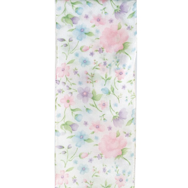 Geschenkband rosa lila ROSA/LILLA (63 mm x 25 m)