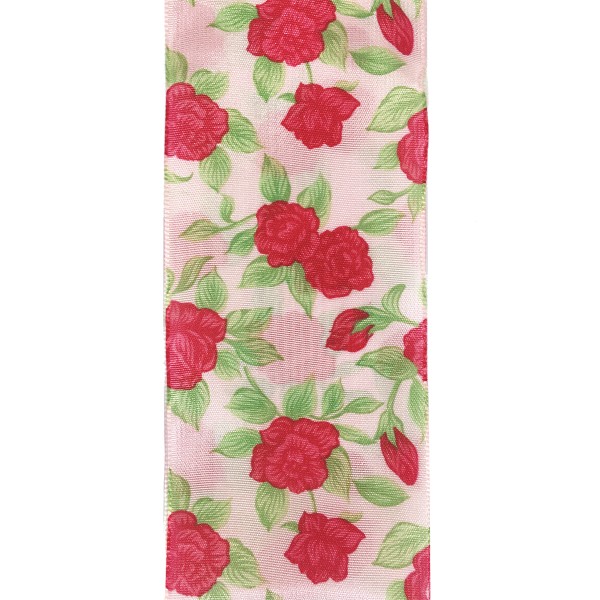 Geschenkband rot ROSE ROSSE (63 mm x 25 m)