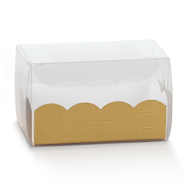 Geschenkschachtel ASTUCCIO CON VASCHETTA gold (80x50x50 mm)