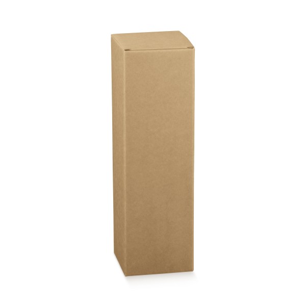 Flaschenkarton für 1 Flasche stehend braun (115x115x430 mm)