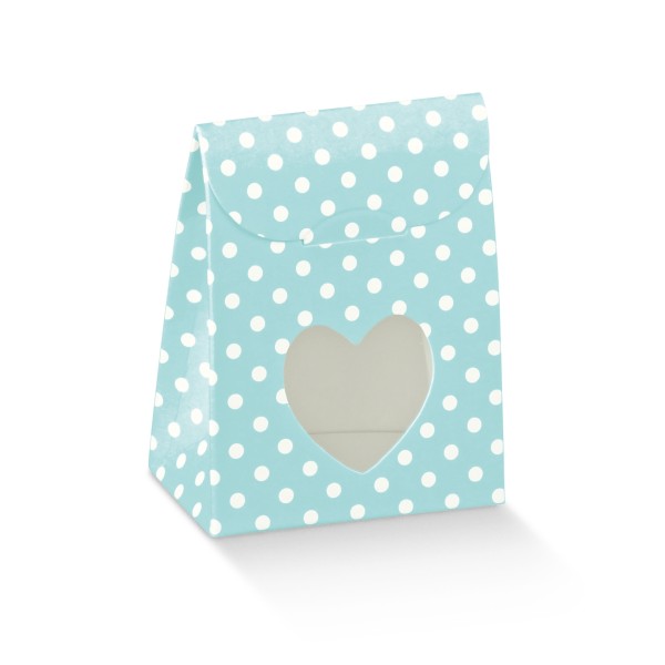 Geschenkschachtel Tasche mit Fenster in Herzform